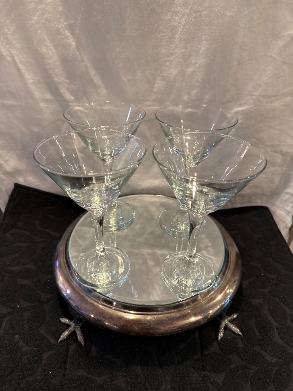 Set of 4 Vintage Libbey embassy Martini glasses